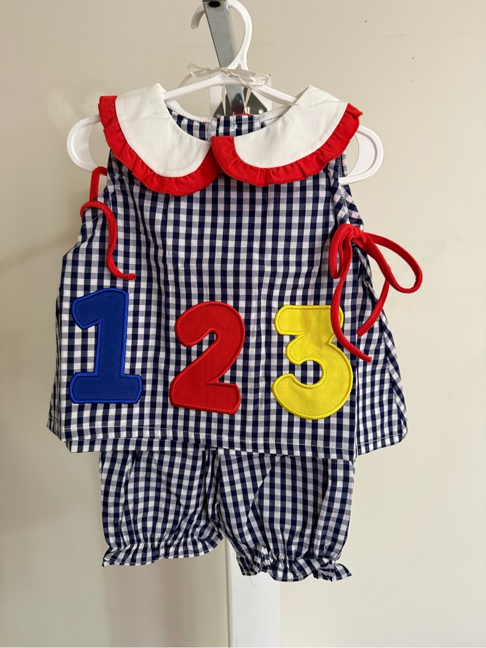 New Stitchy Fish “Easy as 1,2,3” Bloomer Set - Picture 2 of 11